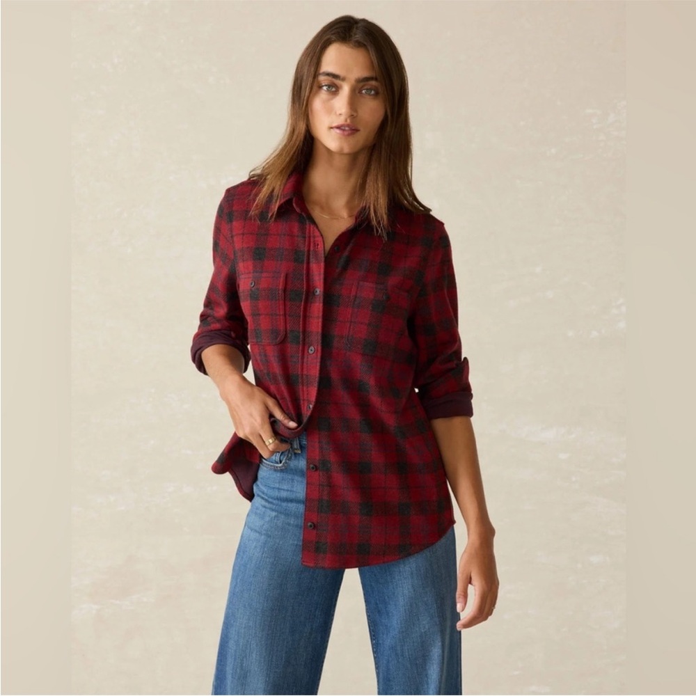 NWT Faherty Legend Sweater Shirt